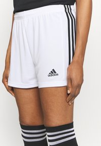adidas Performance SQUAD 21 SHO W - Sportske kratke hlače - white/black