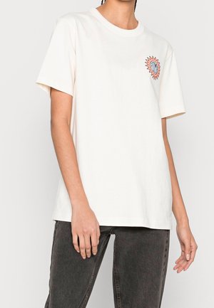 Print T-shirt - beige