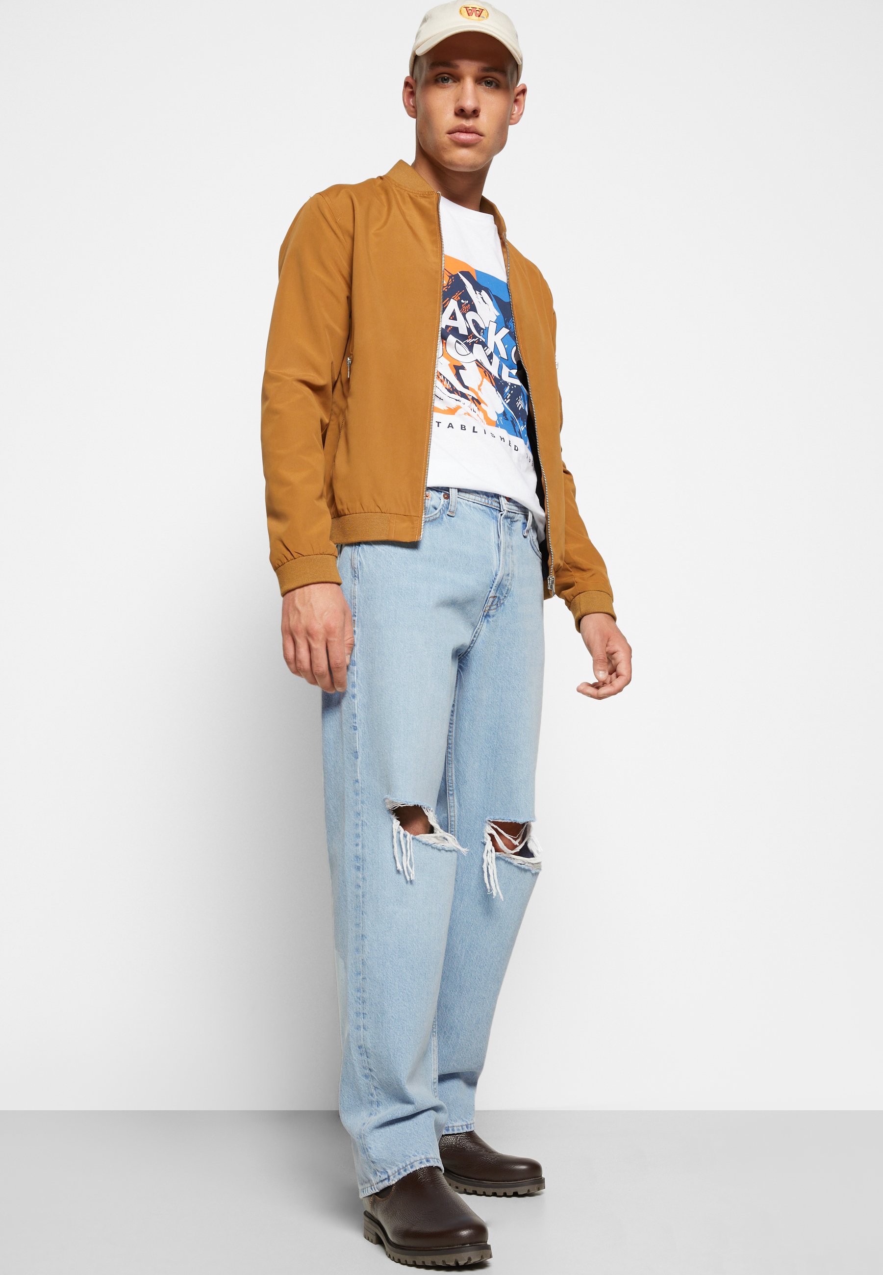 Jones Relaxed fit jeans - blue denim 