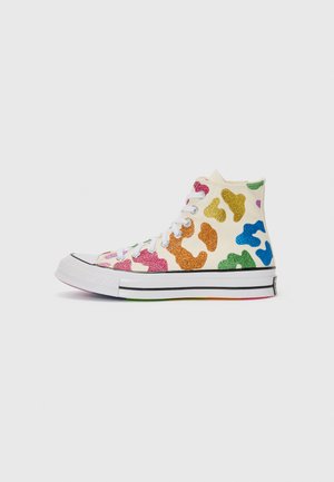 CHUCK 70 - Korkeavartiset tennarit - egret/blue/black