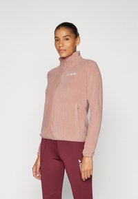 Adidas Terrex W MT ESS FZ  - Fleece jacket - warm clay