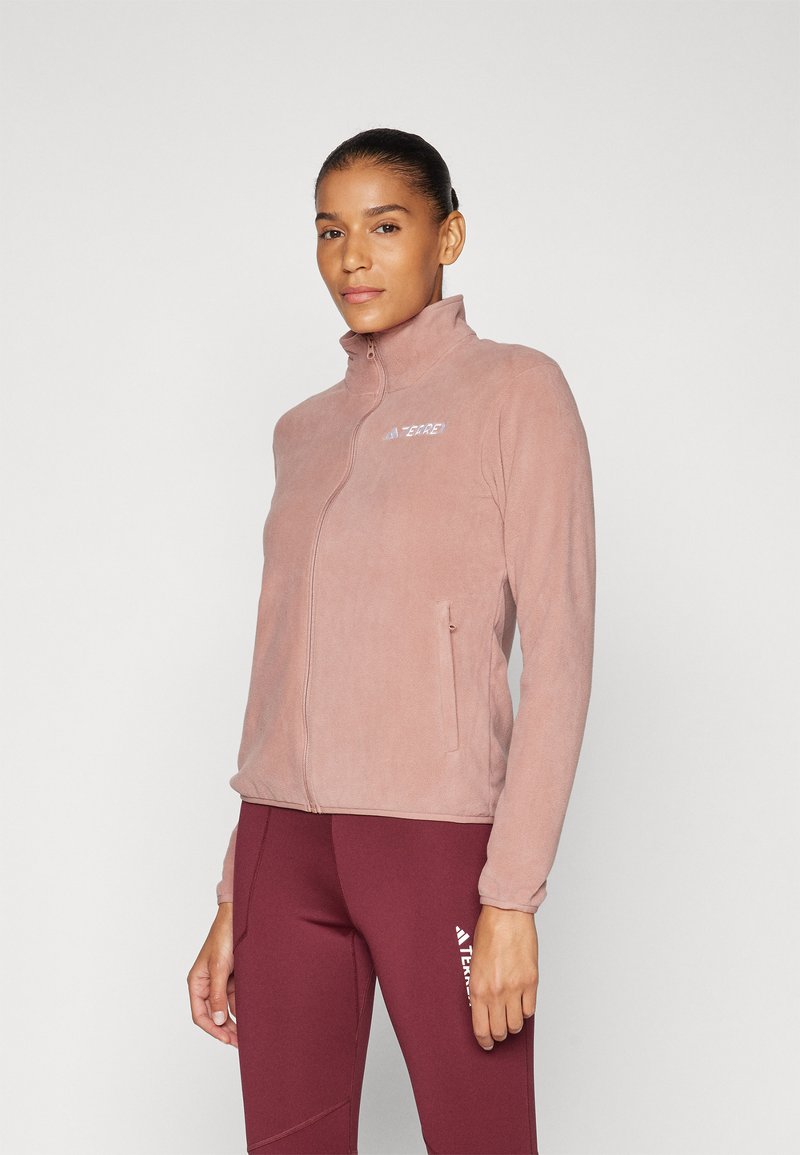 Adidas Terrex W MT ESS FZ  - Fleece jacket - warm clay