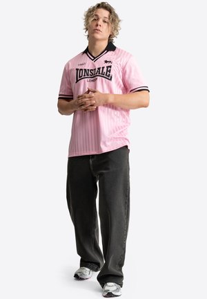 Lonsdale, FOOTDEE UNISEX - Polotričko - rose black