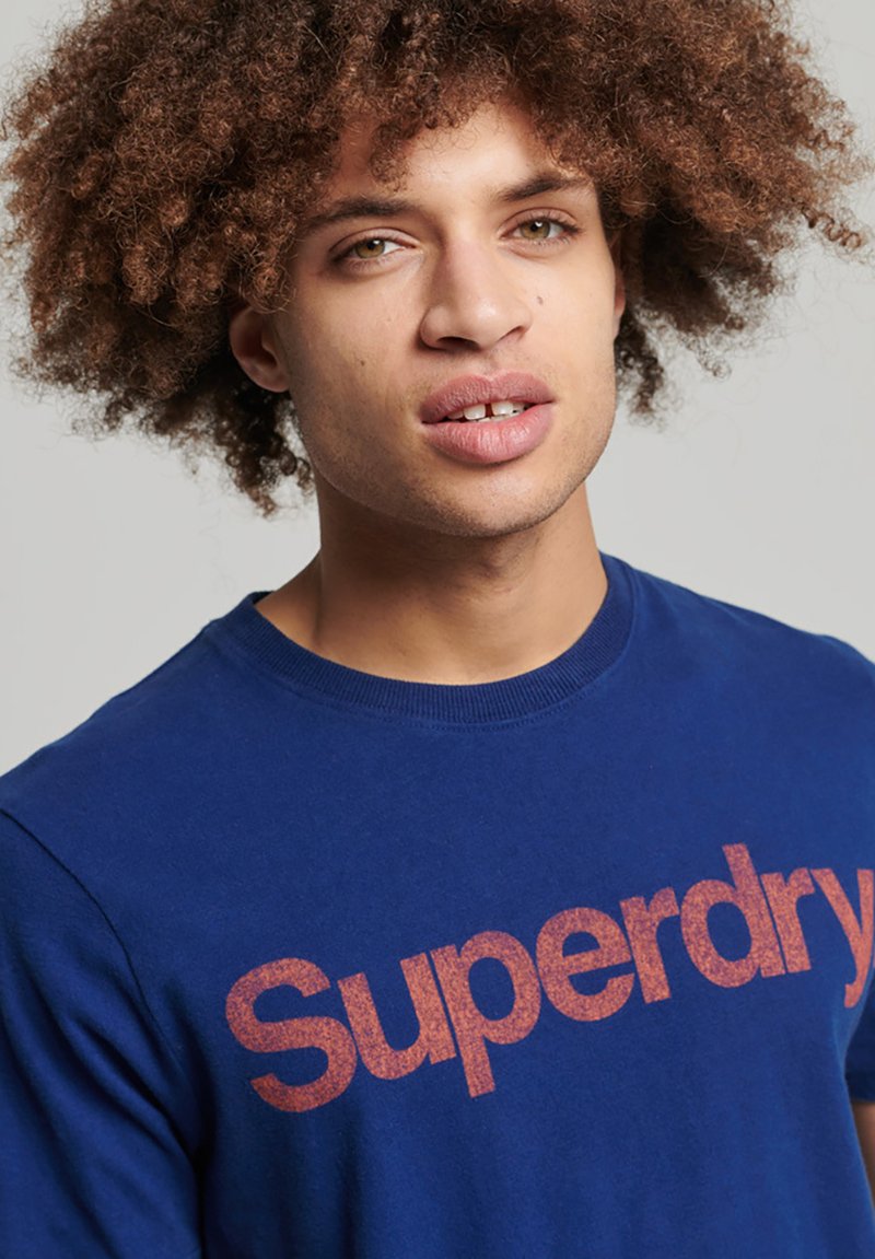 Superdry VINTAGE CLASSIC TShirt print pilot mid blue/blau Zalando.at