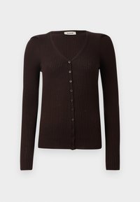 LEANDRA LONG SLEEVE - Majica z dolgimi rokavi - dark chocolate