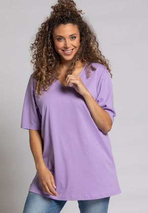Basic T-shirt - blaues flieder