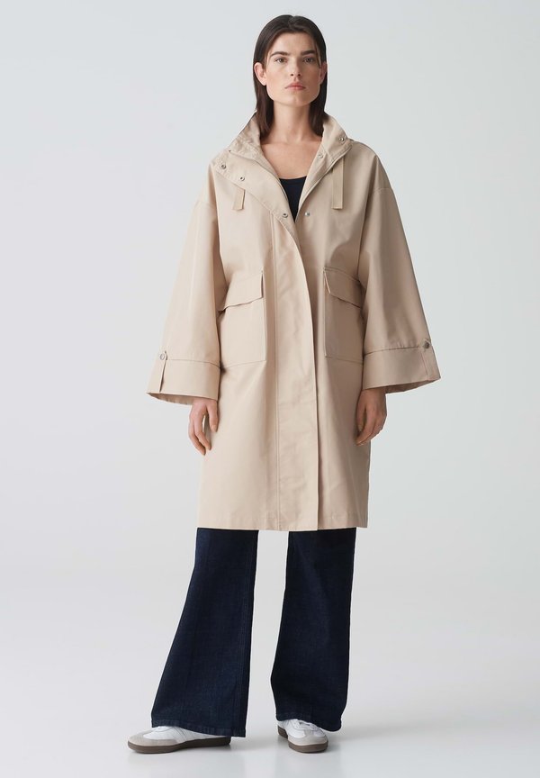 HILLA - Parka - soft oat