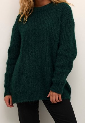 Trui - mottled green