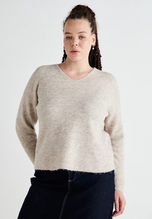 CARCAMILLA - Jumper - pumice stone melange