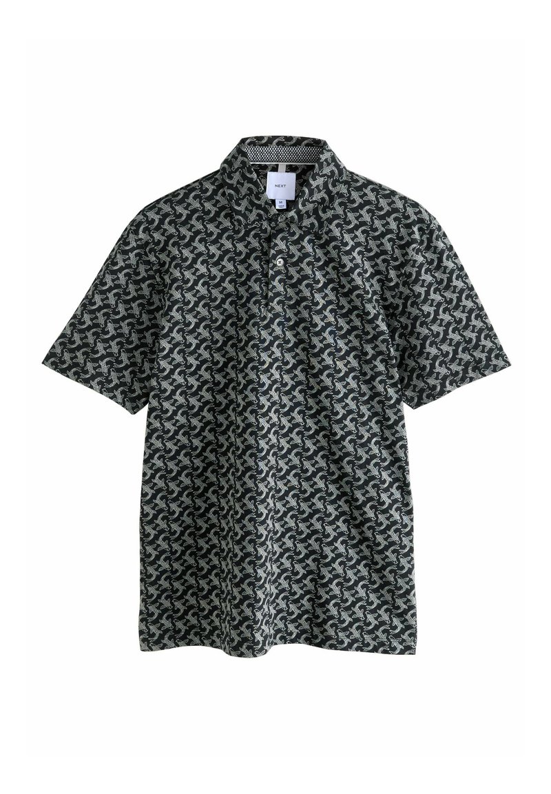Next REGULAR FIT SHORT SLEEVE - Polokošeľa - black fish