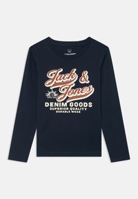 Jack & Jones Junior JJELOGO 2 PACK - Hosszú ujjú felső - stormy weather/sky captain