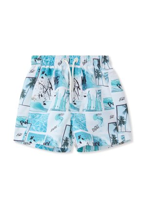 BOXER FANTASIA COLLAGE  - Shorts da mare - verde acqua