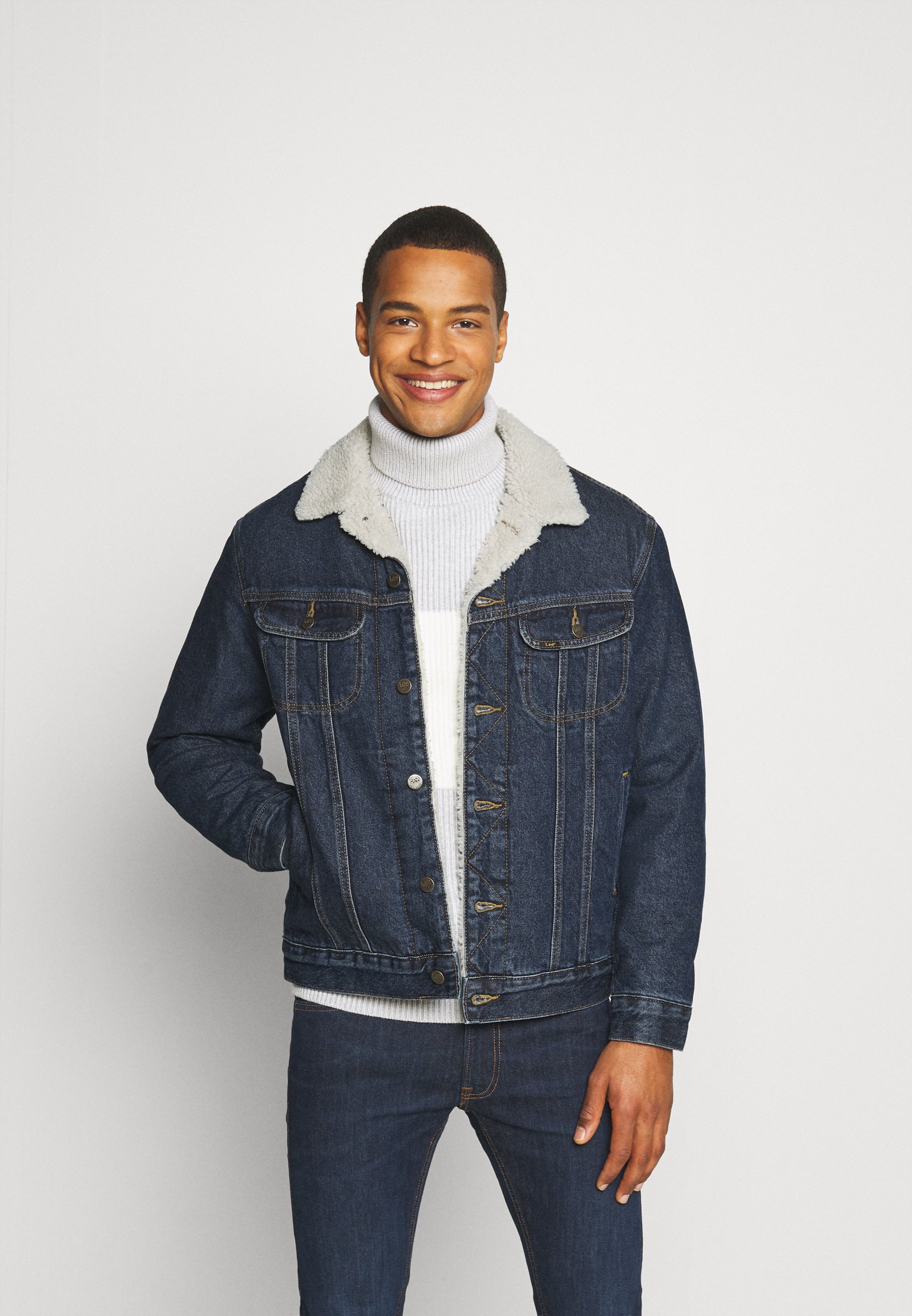 light sherpa jacket