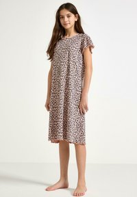 Lindex SHORT-SLEEVED - Yöpaita - light dusty pink