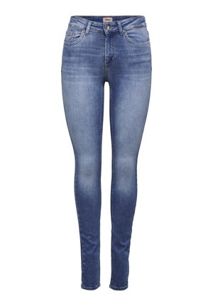 ONLBLUSH LIFE MID SKINNY   - Skinny džíny - medium blue denim