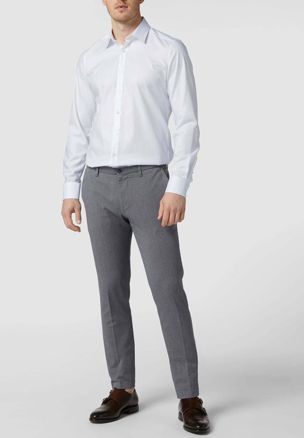SLIM FIT BUSINESS AUS TWILL - Formal shirt - weiß3