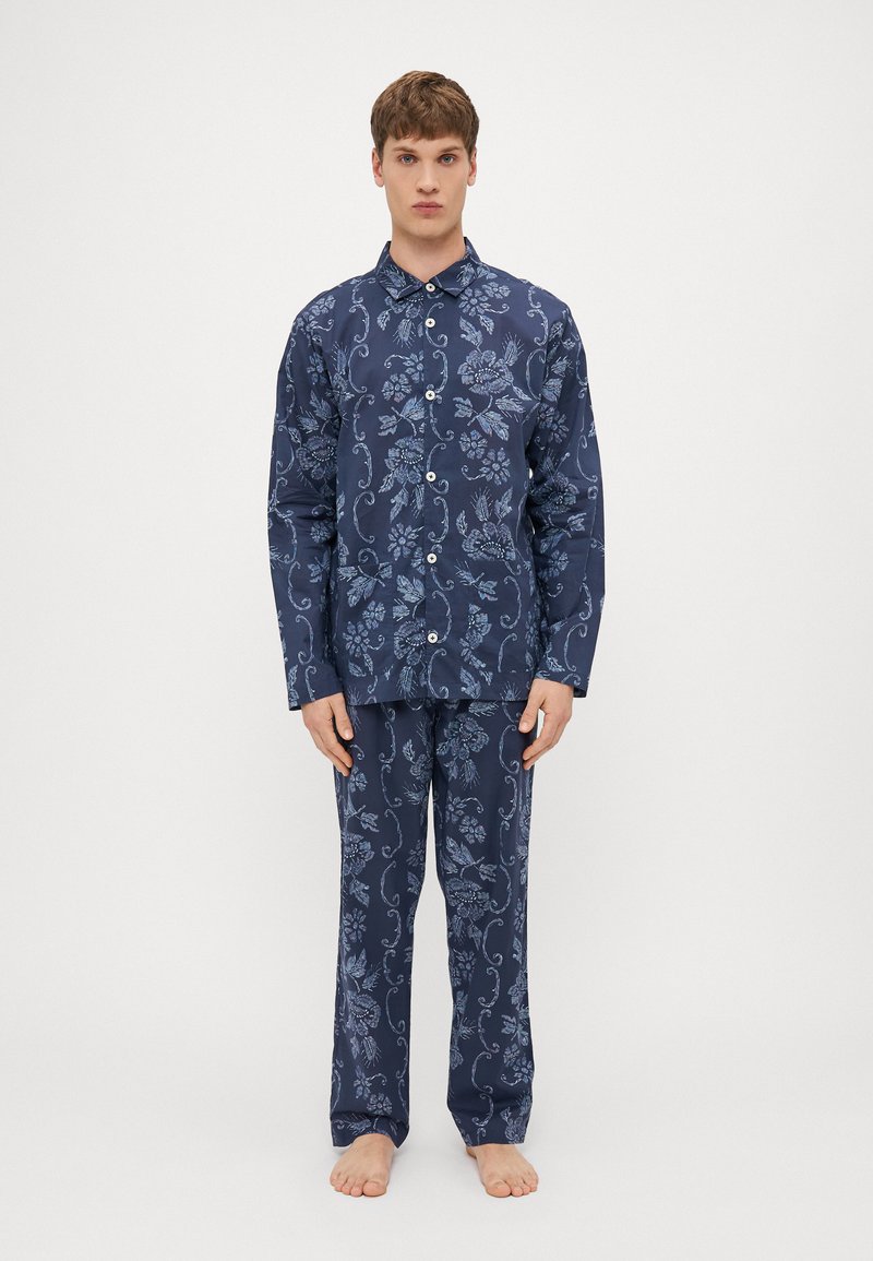 Desmond & Dempsey MENS POCKET - Πιτζάμες - dorothea navy