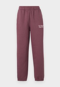 LINEAR - Pantalon de survêtement - faded plum