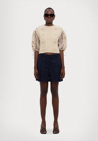 Sea BENTE COMBO SWEATER - Svetr - cream