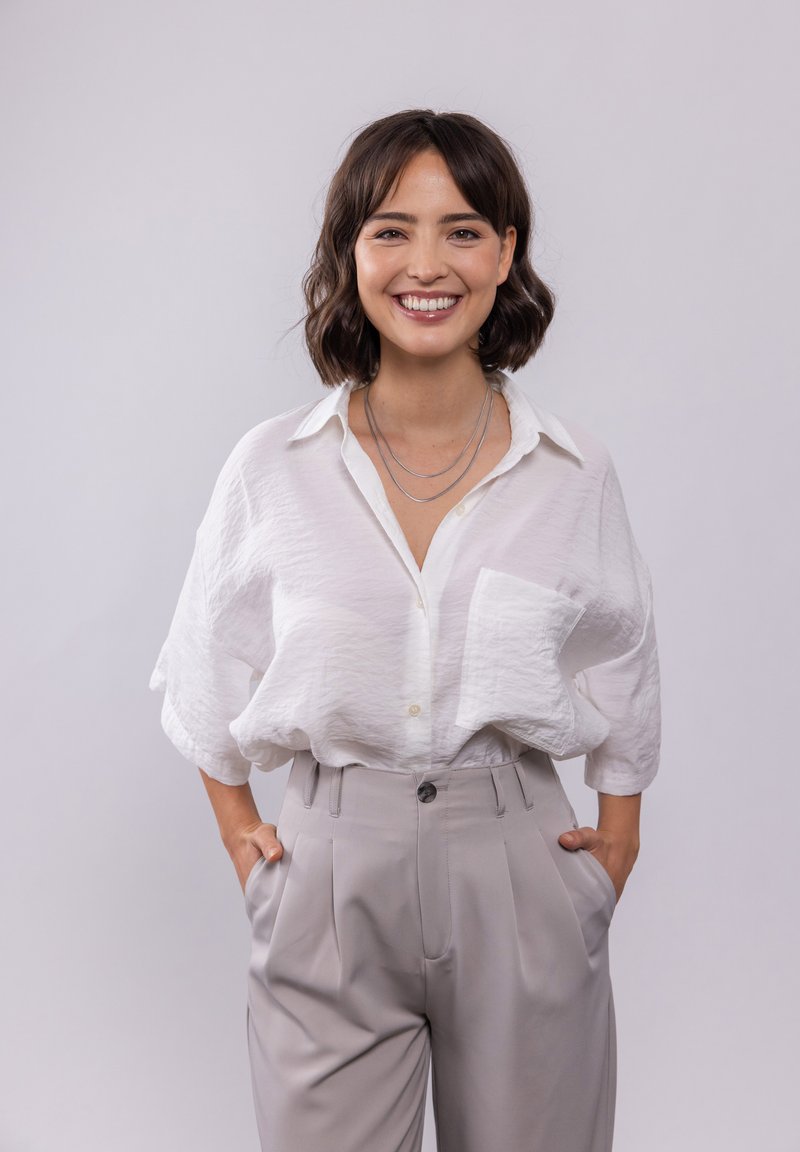 PURELEI TWO LAYERS - Halskette - silberfarben