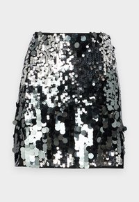 SLFTANA SHORT SKIRT - Minirock - silver