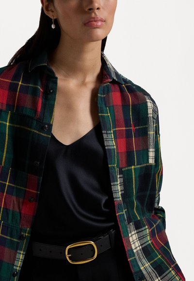 Polo Ralph Lauren SLIM FIT PATCHWORK COTTON SHIRT - Cămașă - multi-coloured