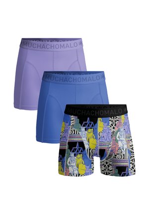 3-PACK - Kitsad bokserid - print blue  purple