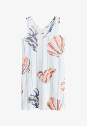 Next, REGULAR FIT - SLEEVELESS V-NECK - Päevakleit - ecru shell