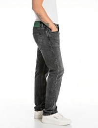 Replay GROVER PANTS - Tiesaus kirpimo džinsai - dark grey