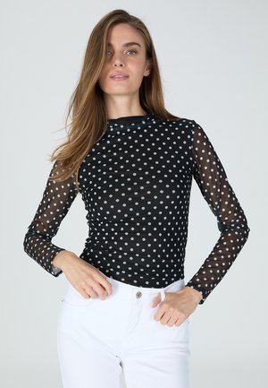 Langarmshirt - black varied