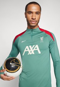 Nike Performance LIVERPOOL FC NIKE DF STRIKE DRILL TOP K - Klub merchandise - bicoastal/bicoastal/light orewood burn