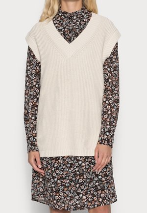 Striktrøje - light brown