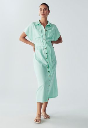 Shirt dress - mint green