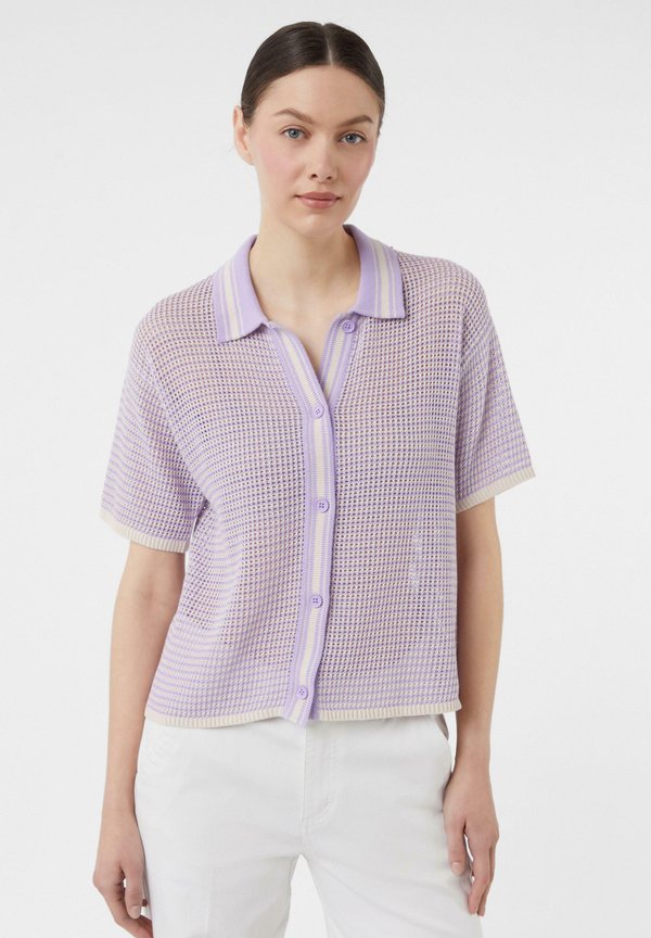 Strickjacke - flieder