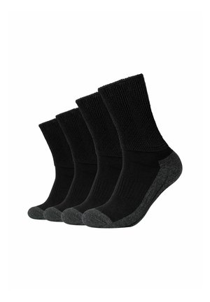 4ER PACK - Sports socks - black