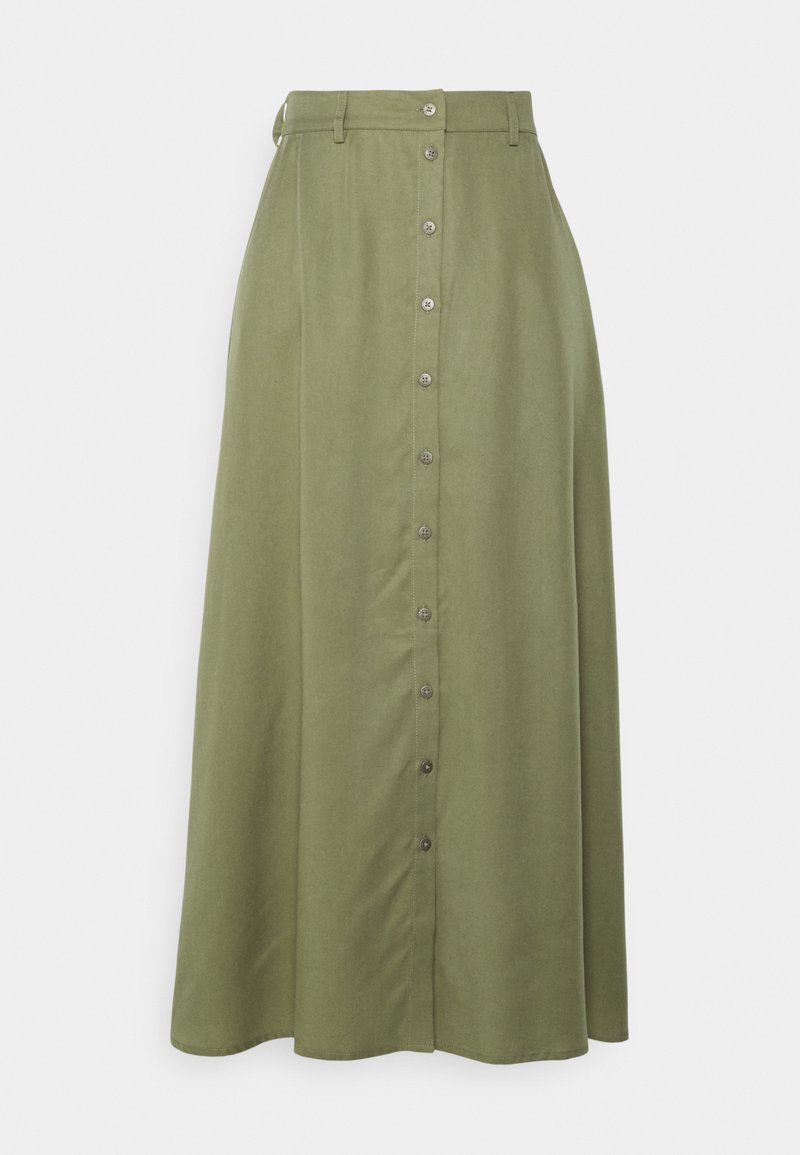 Damen Jeansröcke | Object OBJTILDA LONG SKIRTMaxirockdeep lichen green/grün - DM68852 Damen Jeansröcke | Object OBJTILDA LONG SKIRTMaxirockdeep lichen green/grün - DM68852