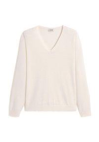 Rodier V-NECK - Strickpullover - blanc