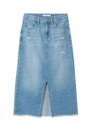 Denim skirt - light blue denim