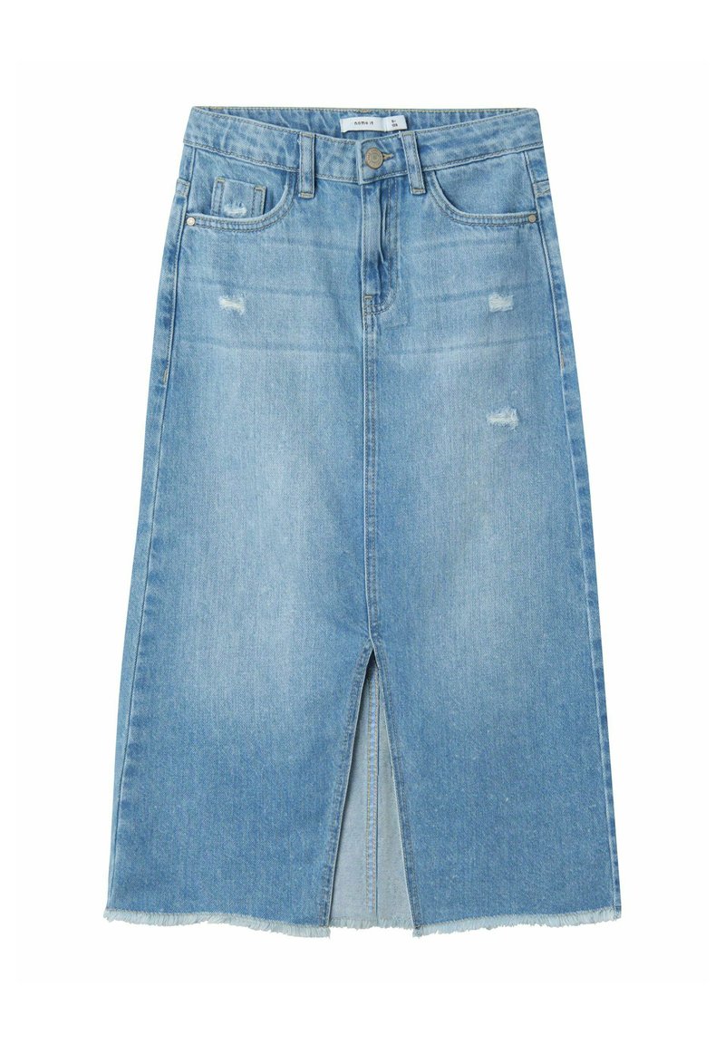 name it Maxirok lichtblauw denim name it Maxirok lichtblauw denim