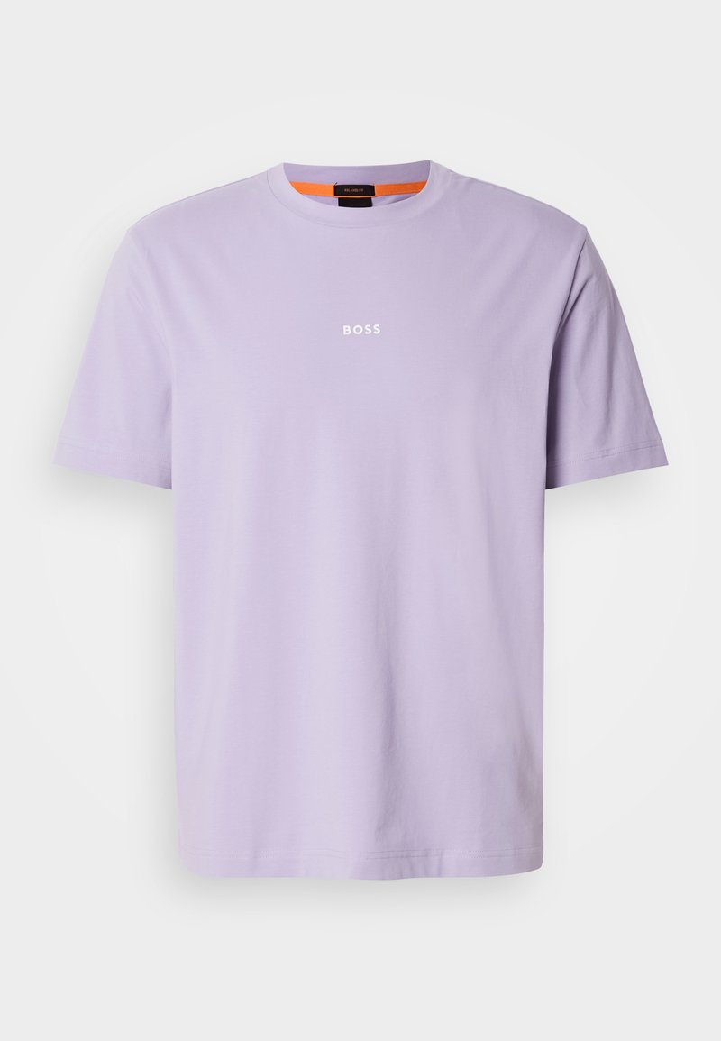 Boss T-shirt basic paars Boss T-shirt basic paars
