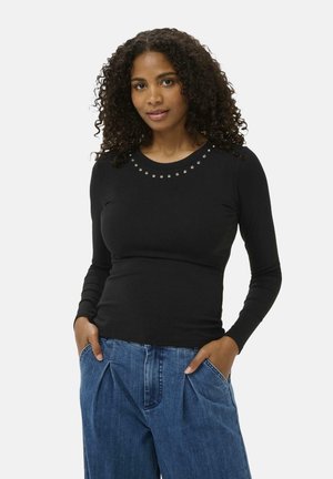 KAMARTY - T-shirt à manches longues - black deep