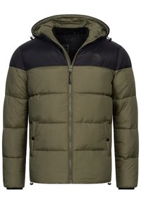 Indicode Heren INBiviano Jacket | Winterjas met capuchon Navy XXL