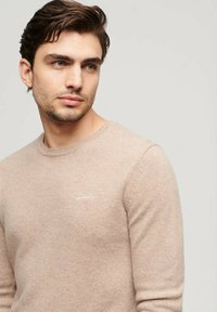 Superdry & Co GIROCOLLO L03 - Maglione - birch brown marl