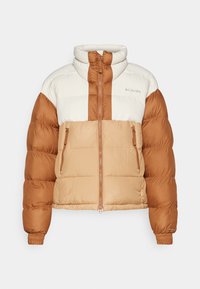 PIKE LAKE™ CROPPED JACKET - Jachetă de iarnă - canoe/chalk/camel brown