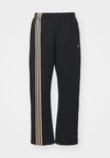 OVERSIZED 3-STRIPES LOOSE - Tepláky - black