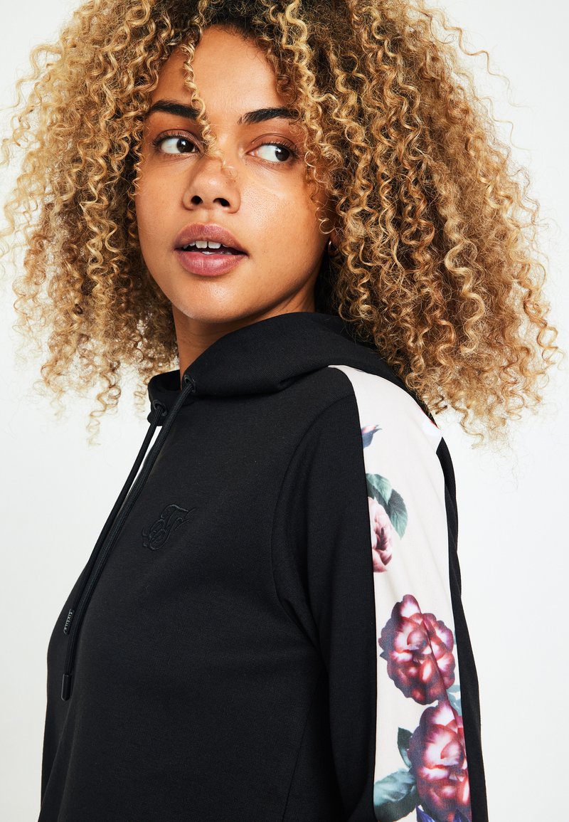 SIKSILK BOTANICAL FLORALS - Hoodie - black - Zalando.de