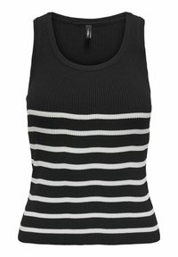 ONLY NORMAL GESCHNITTEN RUNDHALS - Top - black