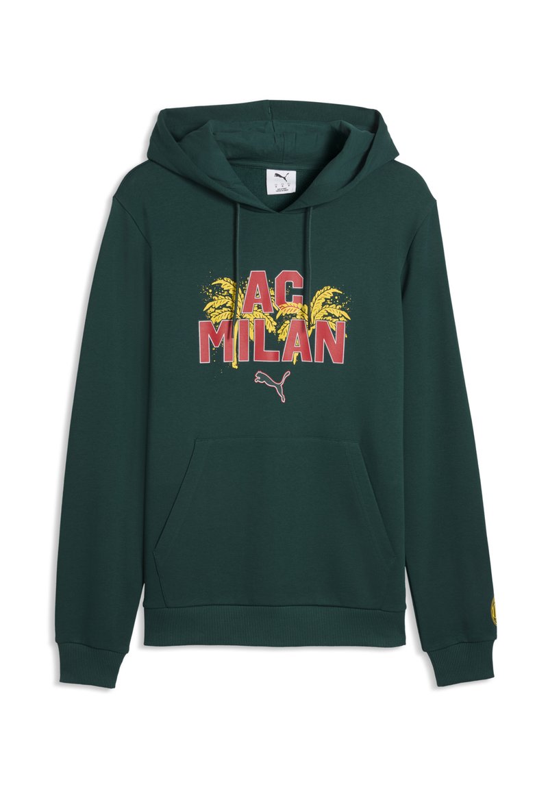 AC Milan Felpa à Capuche Culture – Coton Unisexe – Écusson Puma – Pour Homme/Femme