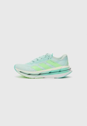 Road running shoes - halo mint/lime burst/flash aqua