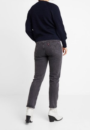 Stickad tröja - dark grey